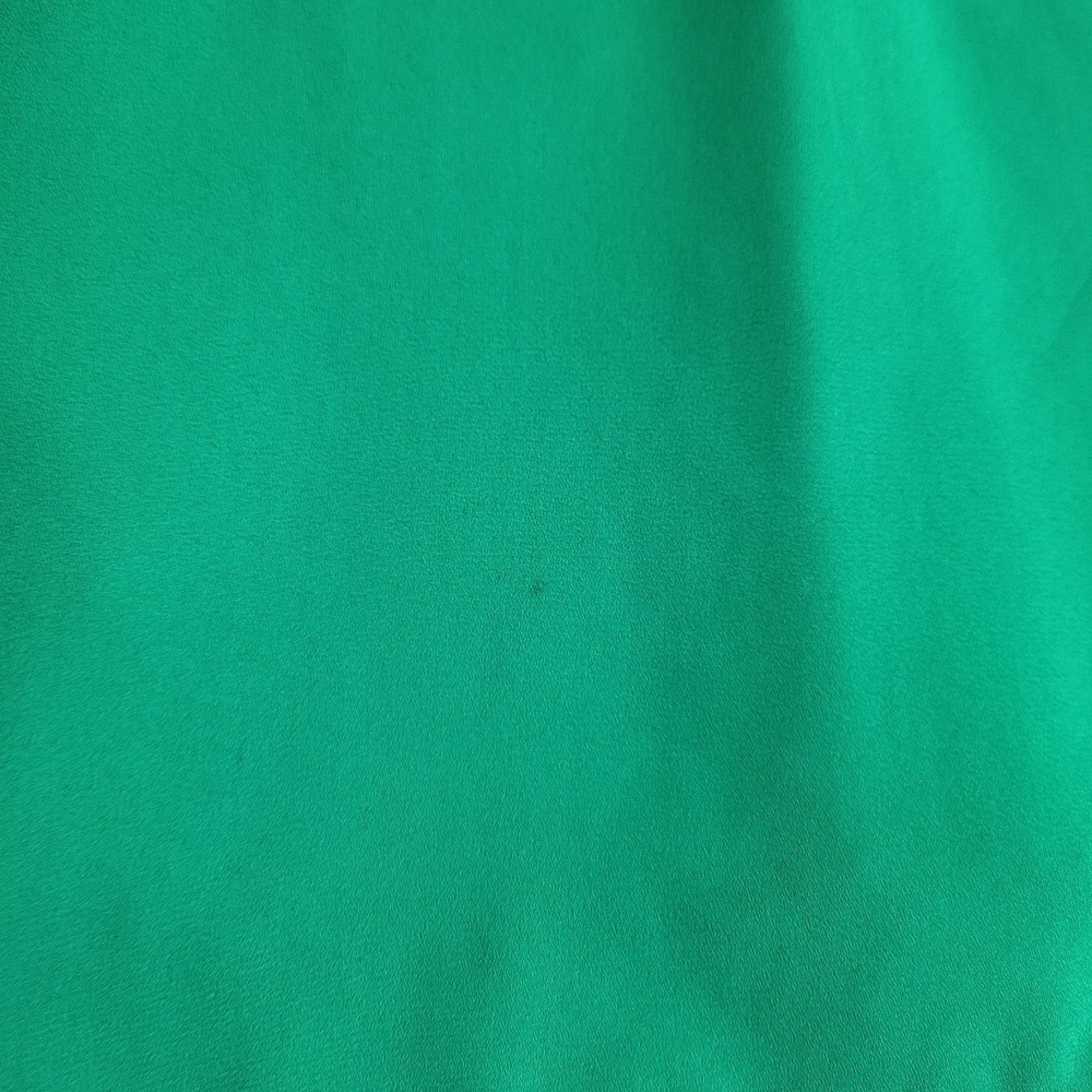 41 Hawthorne Green Roll Tab Sleeve Sheer Lightweight Blouse Shirt Women's - Picture 13 of 13